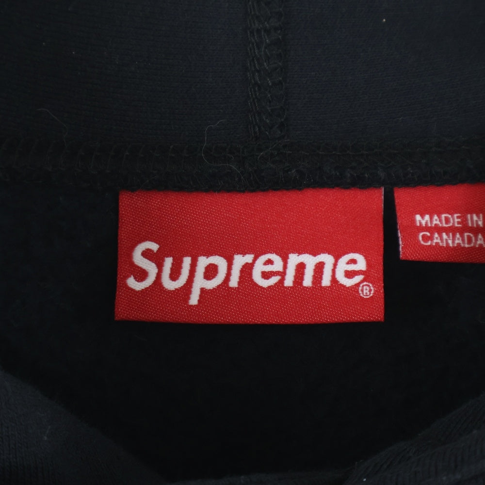 SUPREME(シュプリーム) 21SS KAWS Chalk Box Logo Hooded Sweatshirt カウズ チョークボックスロゴプルオーバーパーカー ブラック/ホワイト