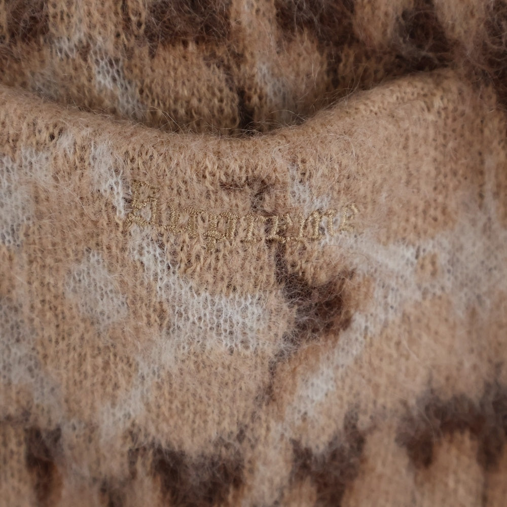 SUPREME(シュプリーム) 22AW Abstract Stripe Cardigan アブストラクト ストライプモヘヤニットカーディガン ブラウン