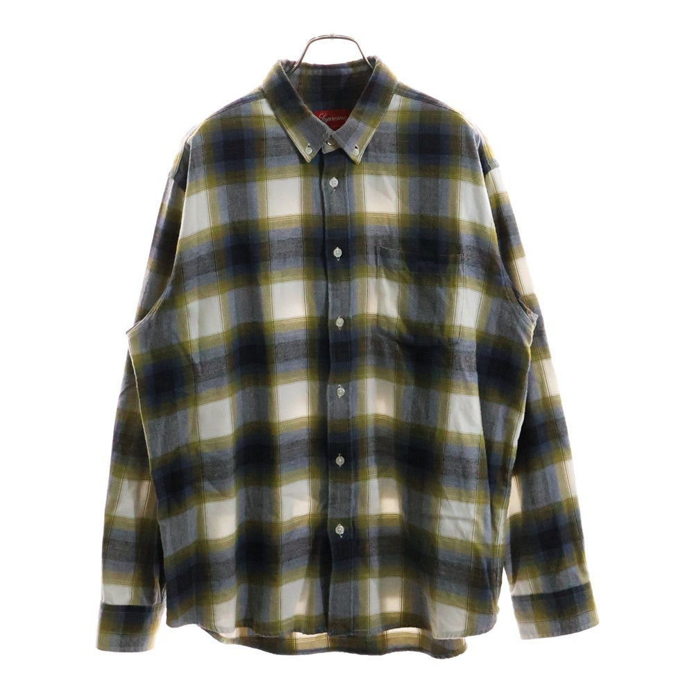 SUPREME(シュプリーム) 22SS Brushed Plaid flannel Shirt ブラッシュド フランネルチェックシャツ マルチ