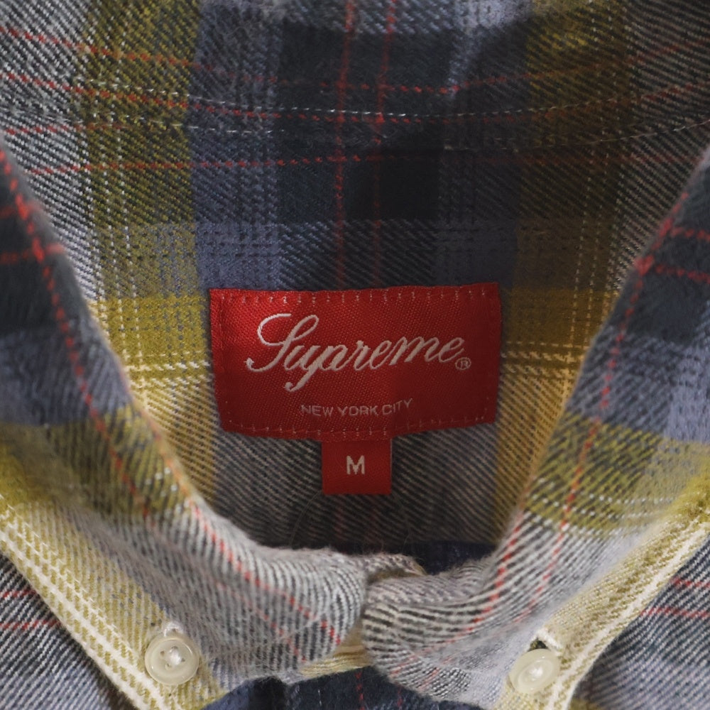 SUPREME(シュプリーム) 22SS Brushed Plaid flannel Shirt ブラッシュド フランネルチェックシャツ マルチ