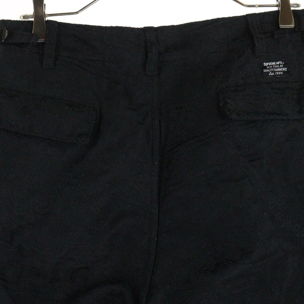 SUPREME(シュプリーム) 21SS Floral Tapestry Cargo Pant フローラル タペストリー カーゴパンツ ブラック