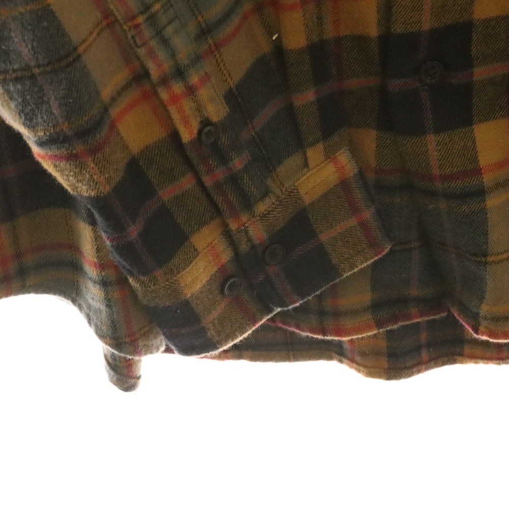 SUPREME(シュプリーム) 22AW Plaid Flannel Shirt タータンチェック フランネルシャツ ブラウン