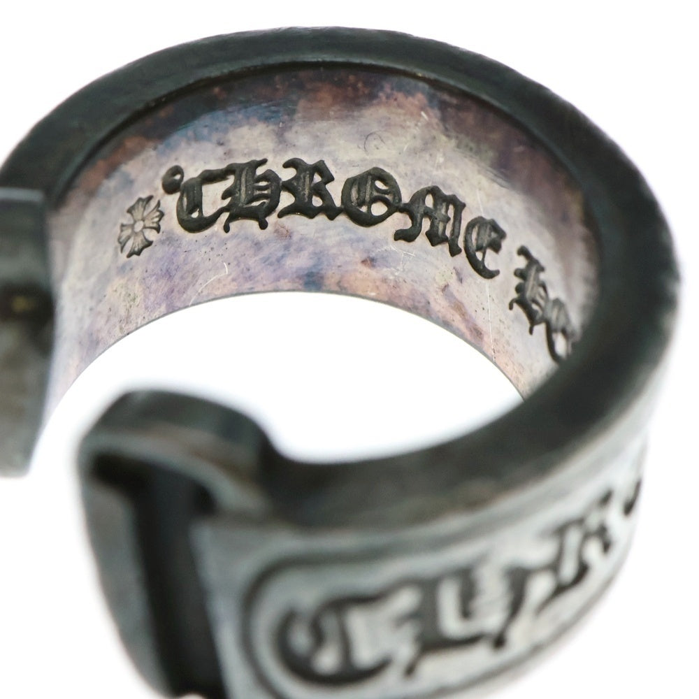 CHROME HEARTS(クロムハーツ) LG SCROLL LABEL ラージスクロールラベル リング シルバーBCA383
