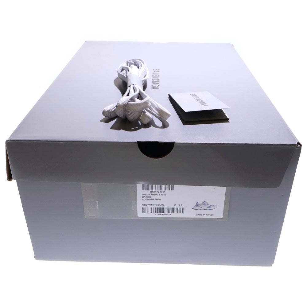 BALENCIAGA(バレンシアガ) 24SS CARGO SNEAKER カーゴ ダメージ加工ボリュームローカットスニーカー ブルー/ホワイト 785754