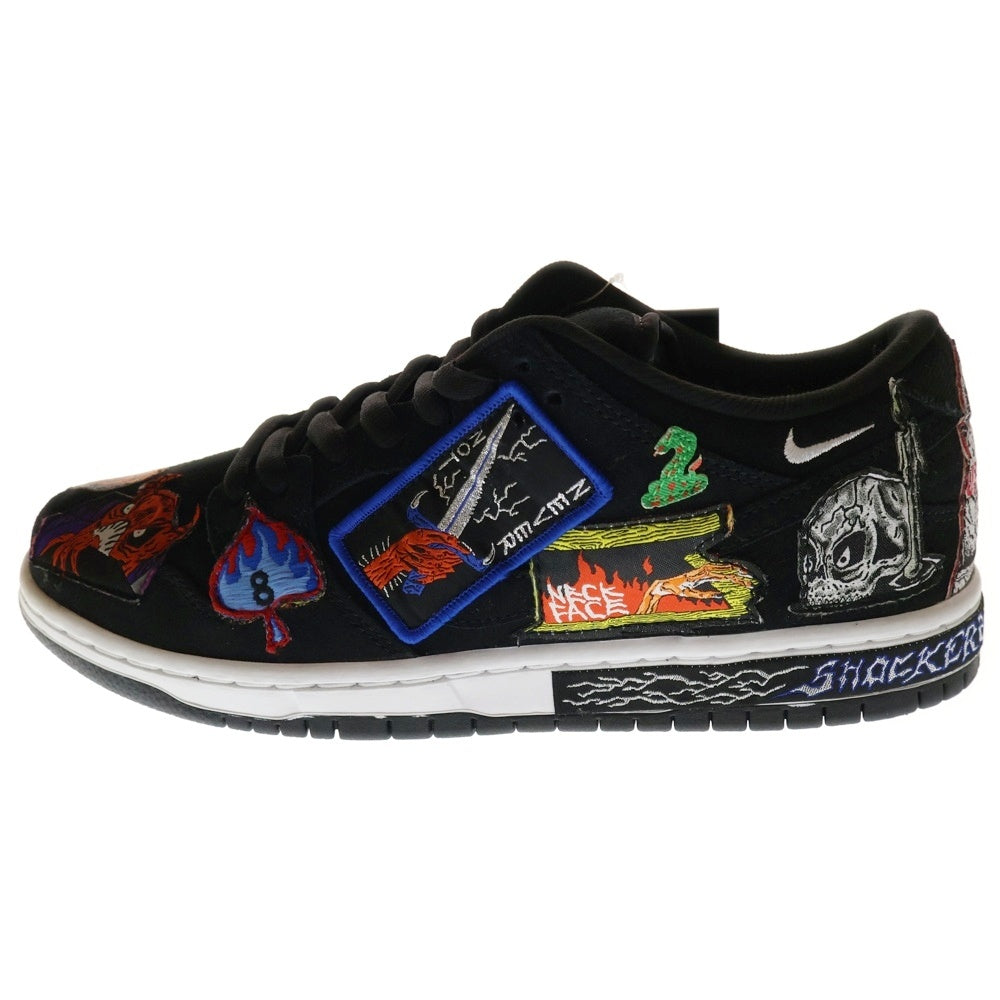 NIKE SB(ナイキエスビー) DUNK LOW PRO QS NECK FACE ダンク プロ ネックフェイス ローカット スニーカー ブラック US9/27cm DQ4488-001