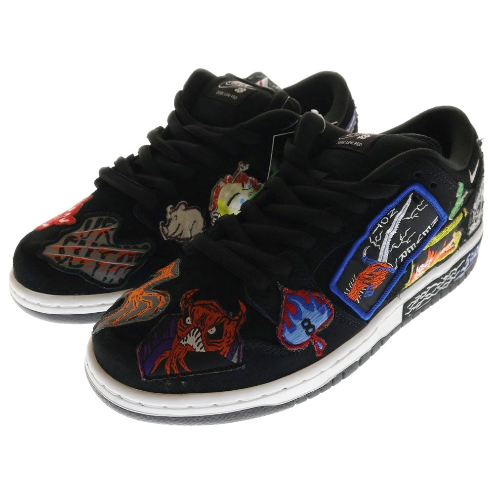 NIKE SB(ナイキエスビー) DUNK LOW PRO QS NECK FACE ダンク プロ ネックフェイス ローカット スニーカー ブラック US9/27cm DQ4488-001