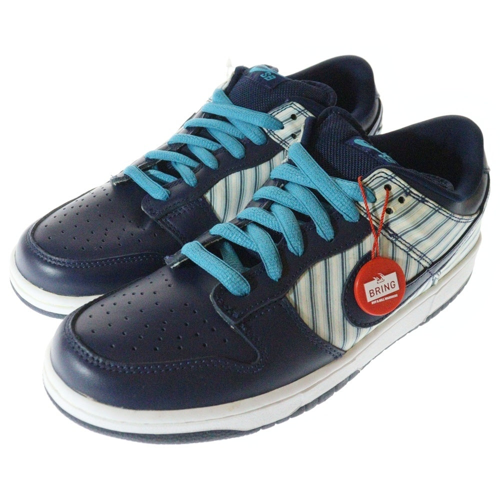 NIKE SB(ナイキエスビー) 【観賞用 2005年製】 DUNK LOW PRO AVENGER NAVY ダンクローカットスニーカー アベンジャー ネイビー US9.5/27.5cm 304292-143