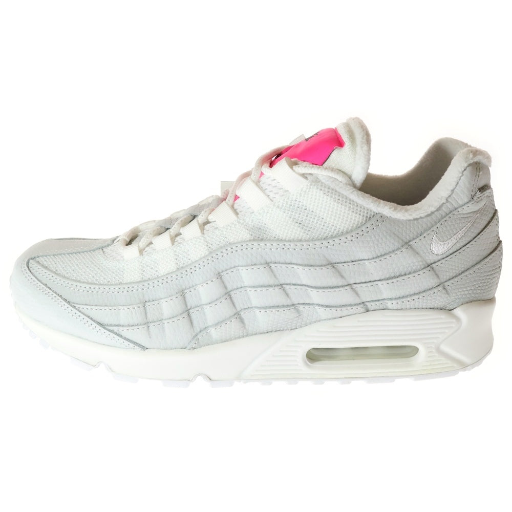 NIKE(ナイキ) ×TEAM PATTA AIR MAX 95 チームパタ エアマックス95 ローカットスニーカー ホワイト/ピンク US9/27cm CJ1892-999