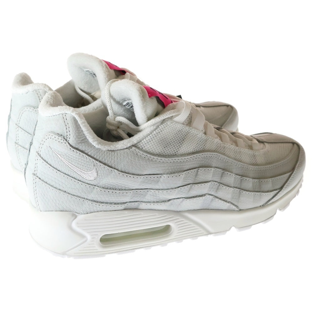 NIKE(ナイキ) ×TEAM PATTA AIR MAX 95 チームパタ エアマックス95 ローカットスニーカー ホワイト/ピンク US9/27cm CJ1892-999