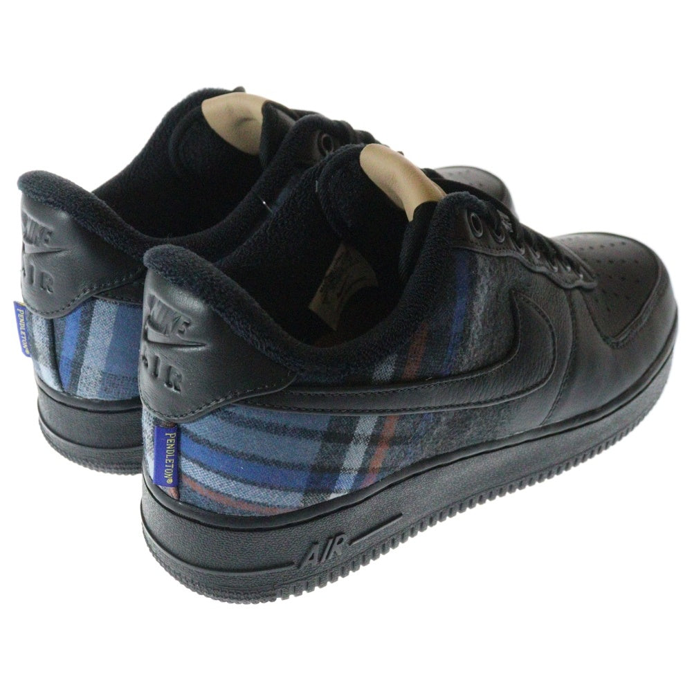 NIKE(ナイキ) ×PENDLETON BY YOU AIR FORCE 1 LOW AF1 ペンドルトン バイユー エアフォース1 ローカットスニーカー ブラック/ブルー US9/27cm CK5075-991