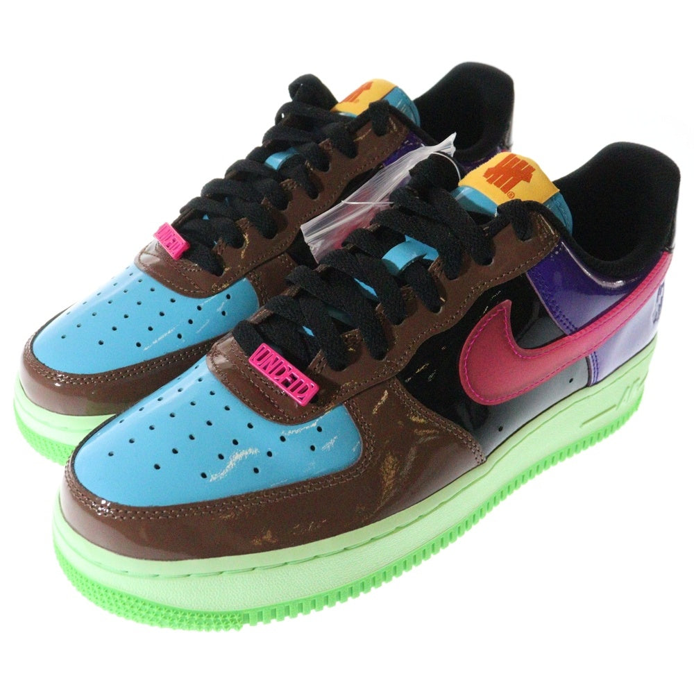 NIKE(ナイキ) ×Undefeated AIR FORCE 1 LOW アンディーフィーテッド エアフォース1 エナメル ローカットスニーカー マルチ US9/27cm DV5255-200