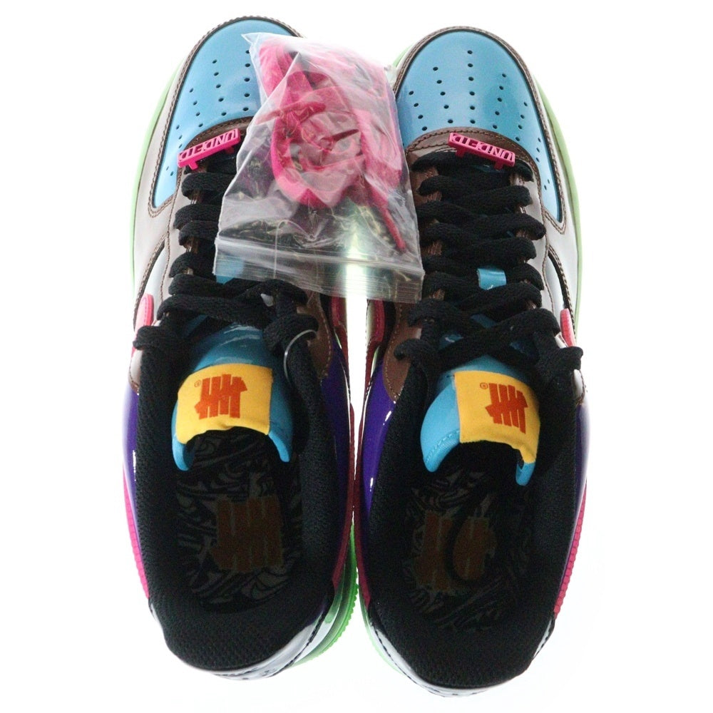 NIKE(ナイキ) ×Undefeated AIR FORCE 1 LOW アンディーフィーテッド エアフォース1 エナメル ローカットスニーカー マルチ US9/27cm DV5255-200