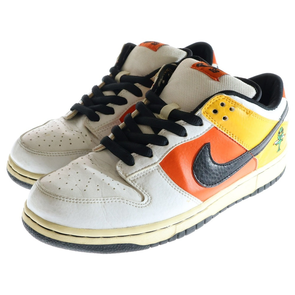 NIKE SB(ナイキエスビー) 【観賞用 2004年製】DUNK LOW PRO RAYGUNS ダンク プロ レイガンズ ローカットスニーカー ホワイト/オレンジ US9/27cm 304292-802