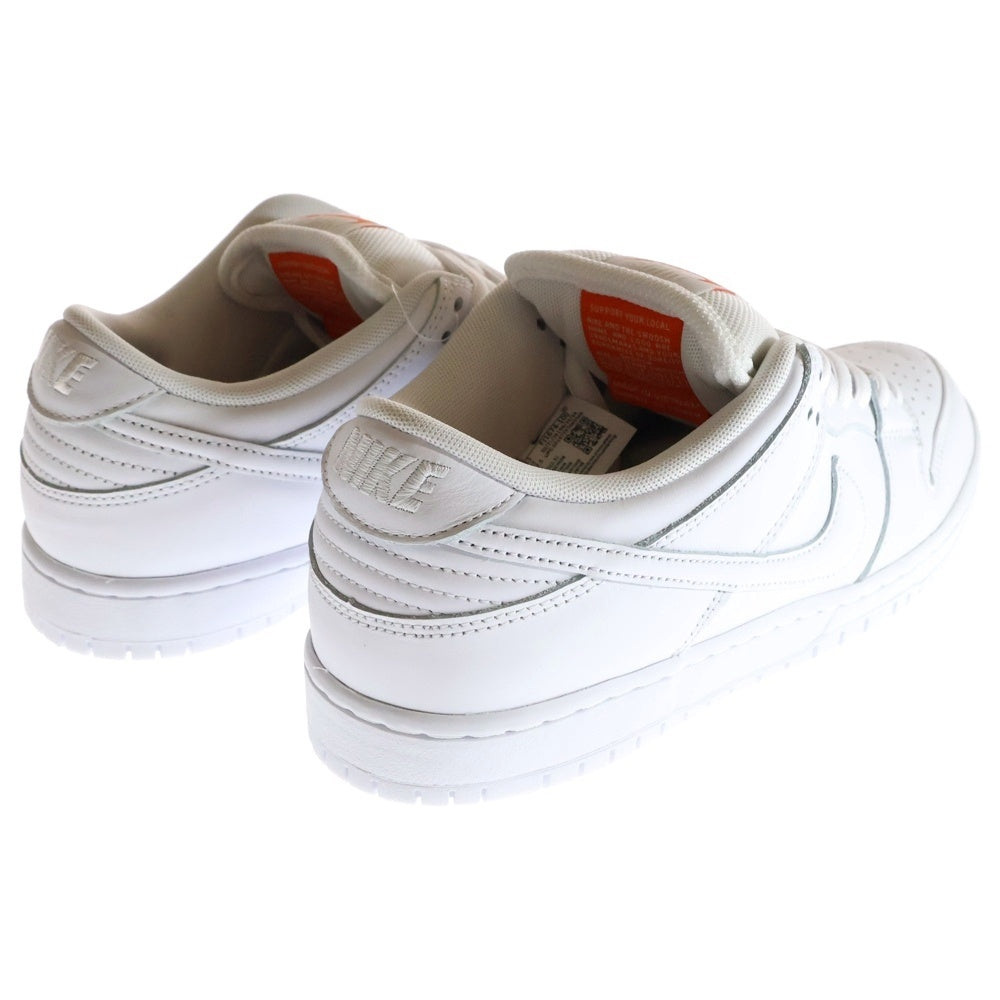 NIKE SB(ナイキエスビー) DUNK LOW PRO ISO TRIPLE WHITE ダンクロー プロ ローカットスニーカー トリプルホワイト US9.5/27.5cm FJ1674-100