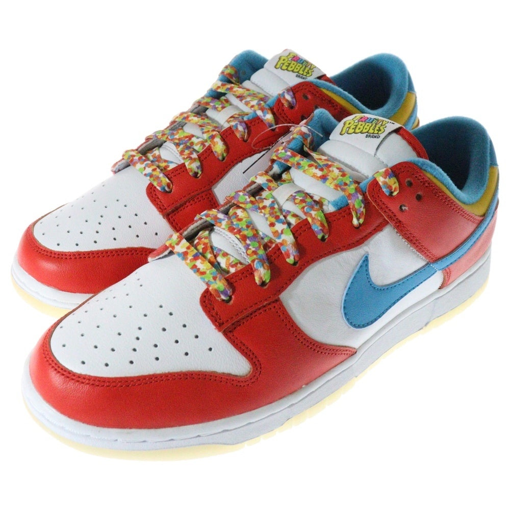 NIKE(ナイキ) ×FRUITY PEBBLES DUNK LOW QS LEBRON フルーティーペブルス ダンク レブロンジェームズ ローカットスニーカー マルチ US9/27cm DH8009-600