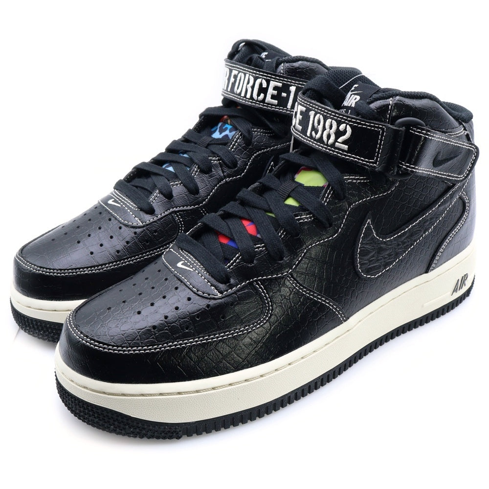 NIKE(ナイキ) AIR FORCE 1 MID LX エアフォース1 ミッドカットスニーカー ブラック US9/27cm DV1029-010
