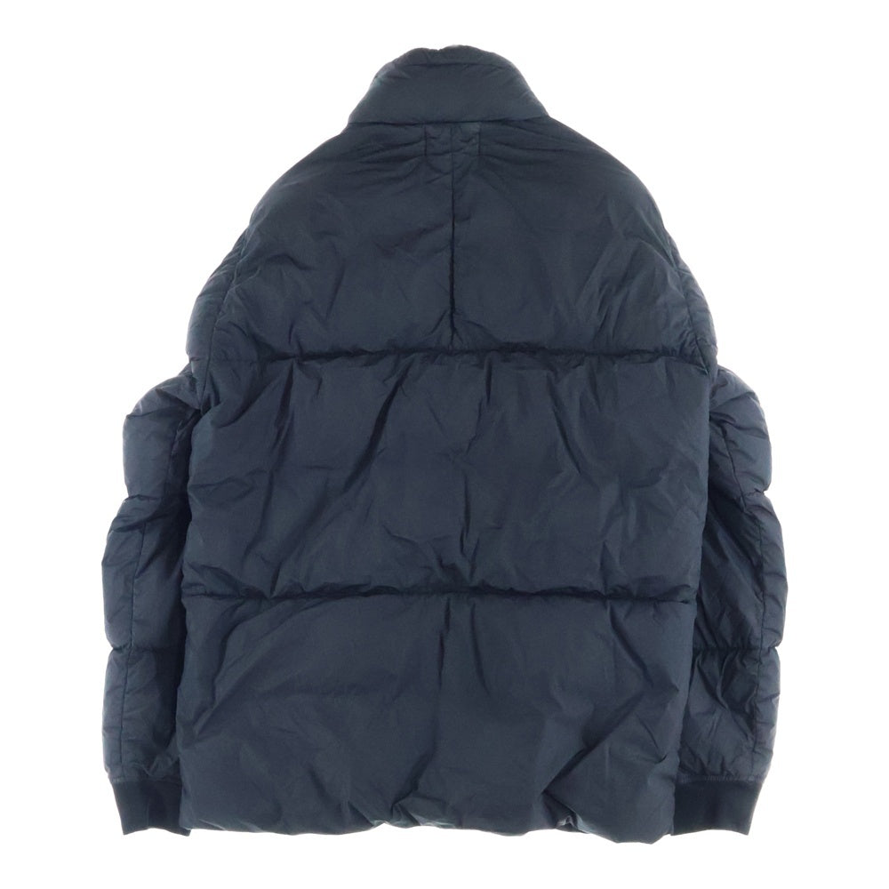 STONE ISLAND(ストーンアイランド) ARMENT DYED CRINKLE REPS NY DOWN ガーメントダイ ナイロン ダウンジャケット ブラック 731540123