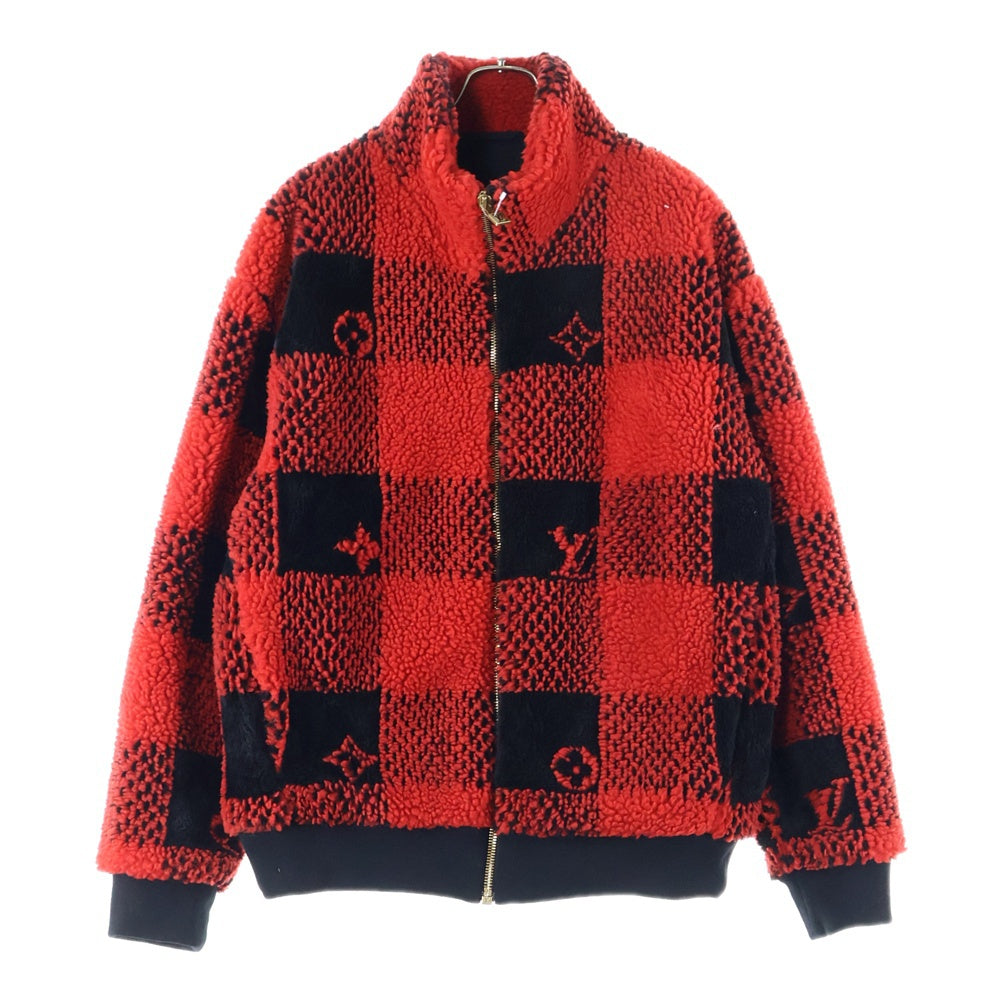 LOUIS VUITTON(ルイヴィトン) 24AW ダミエフリースジャケットブルゾン レッド RM242M NJF HRY86W