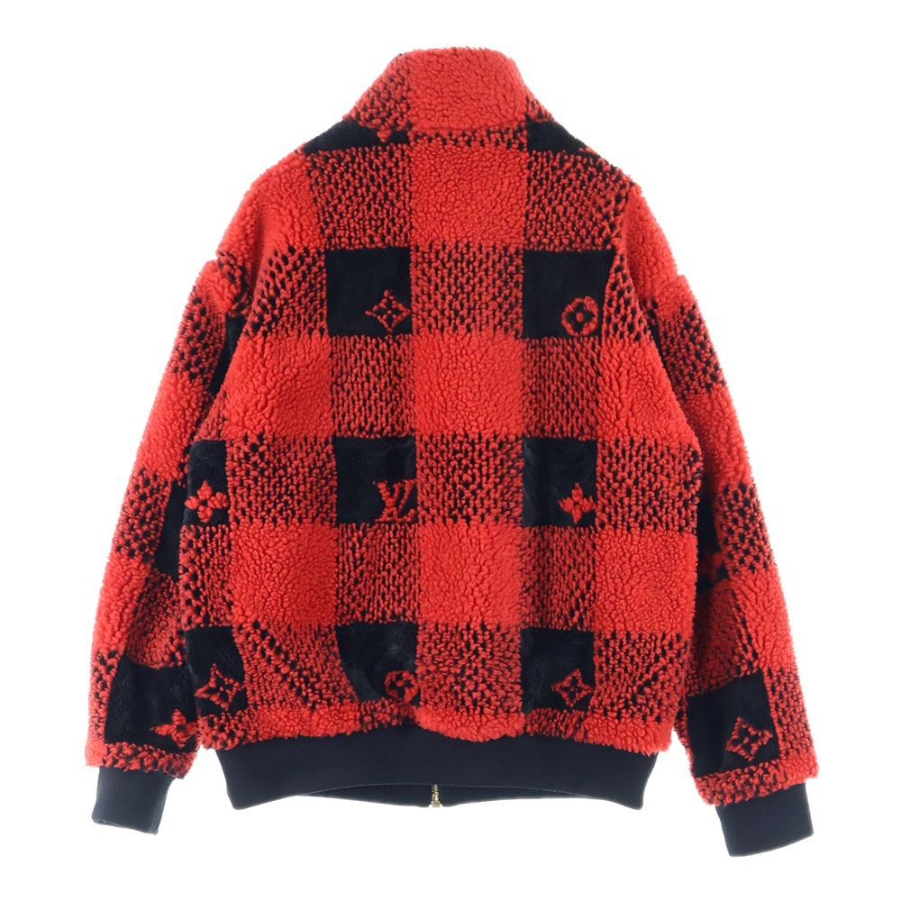 LOUIS VUITTON(ルイヴィトン) 24AW ダミエフリースジャケットブルゾン レッド RM242M NJF HRY86W