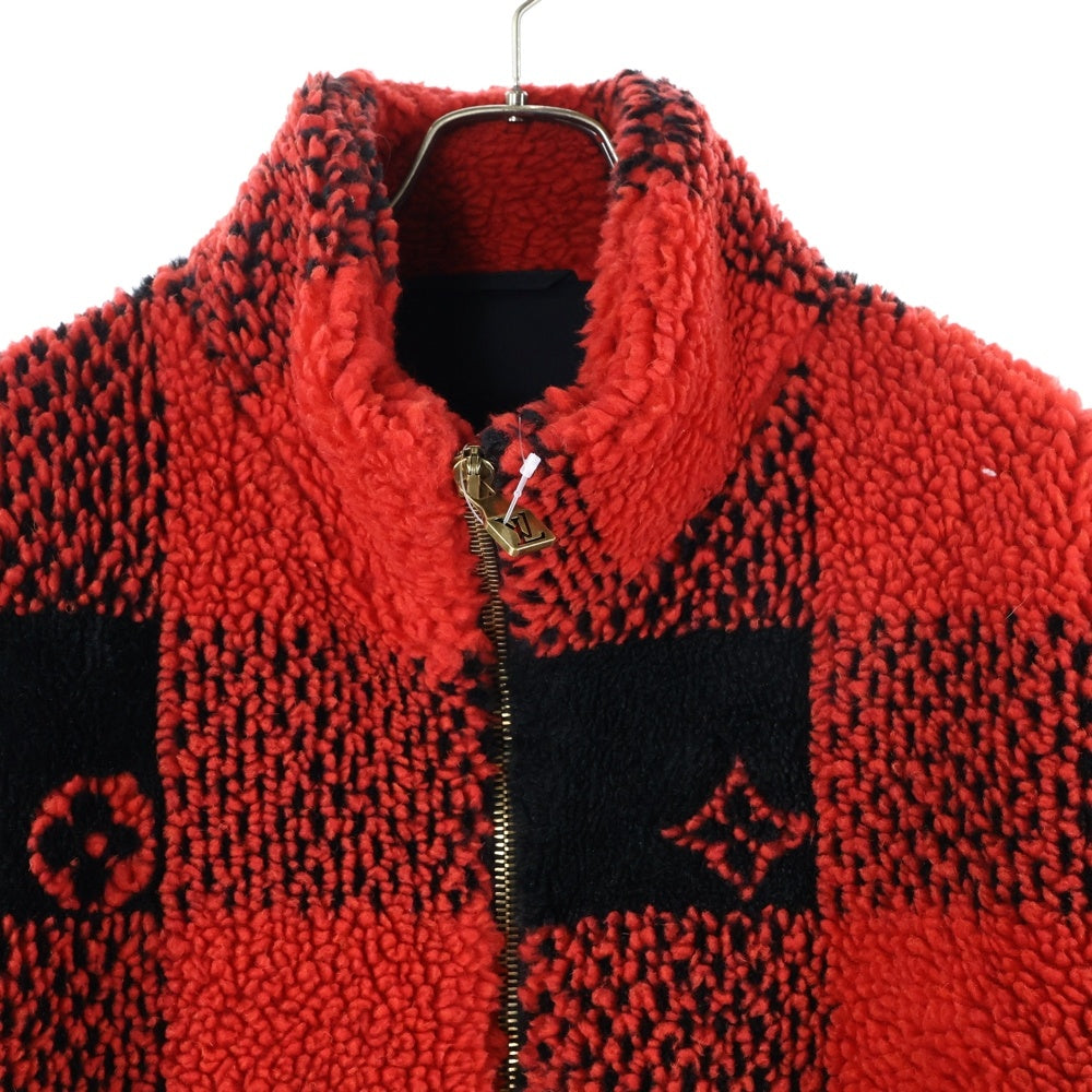 LOUIS VUITTON(ルイヴィトン) 24AW ダミエフリースジャケットブルゾン レッド RM242M NJF HRY86W
