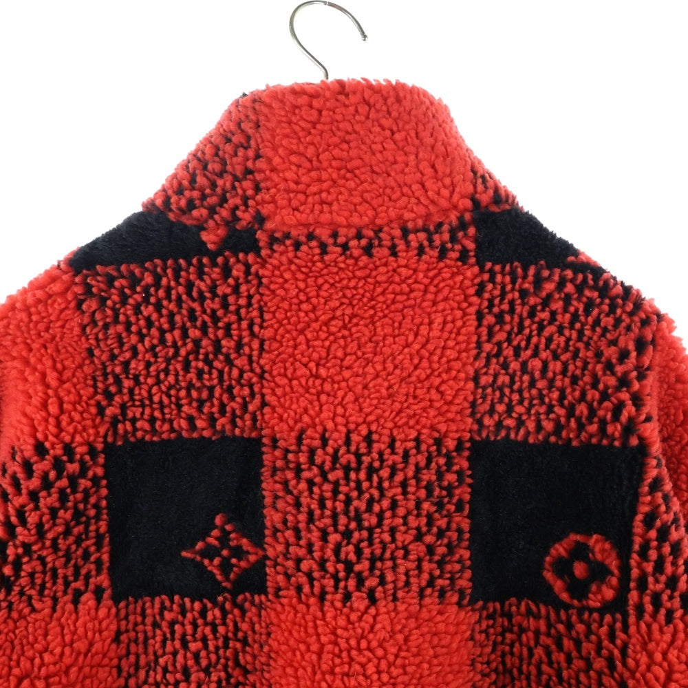 LOUIS VUITTON(ルイヴィトン) 24AW ダミエフリースジャケットブルゾン レッド RM242M NJF HRY86W