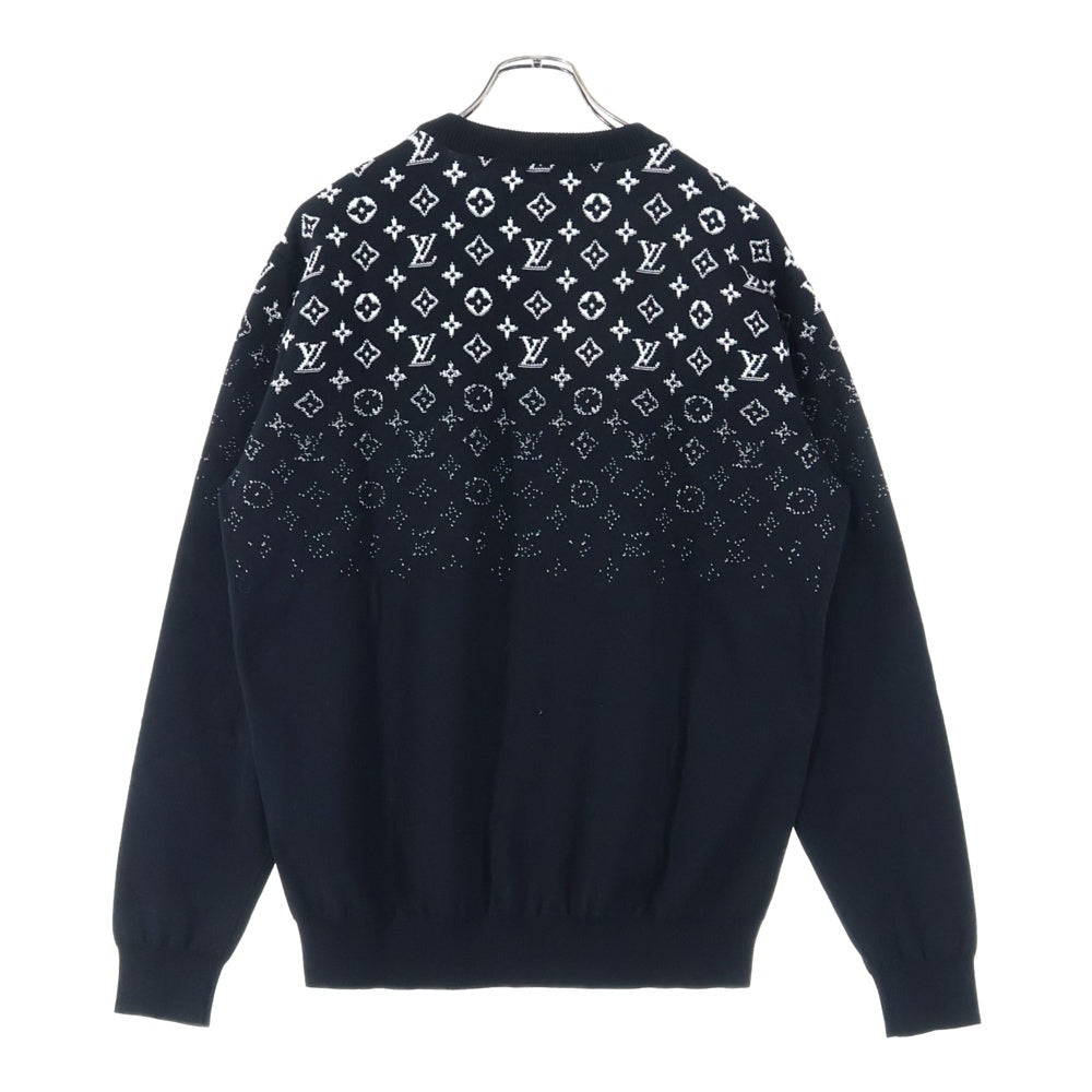 LOUIS VUITTON(ルイヴィトン) 24SS モノグラム グラディエント ニットセーター ブラック RM241MQ USO HQN42W