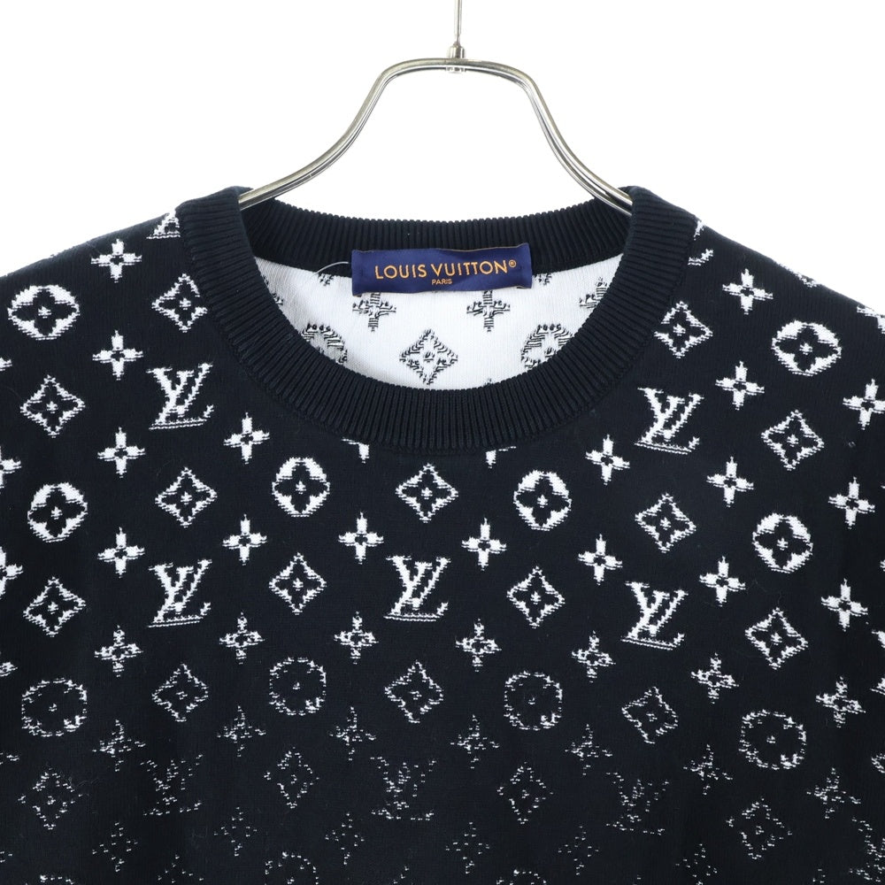 LOUIS VUITTON(ルイヴィトン) 24SS モノグラム グラディエント ニットセーター ブラック RM241MQ USO HQN42W