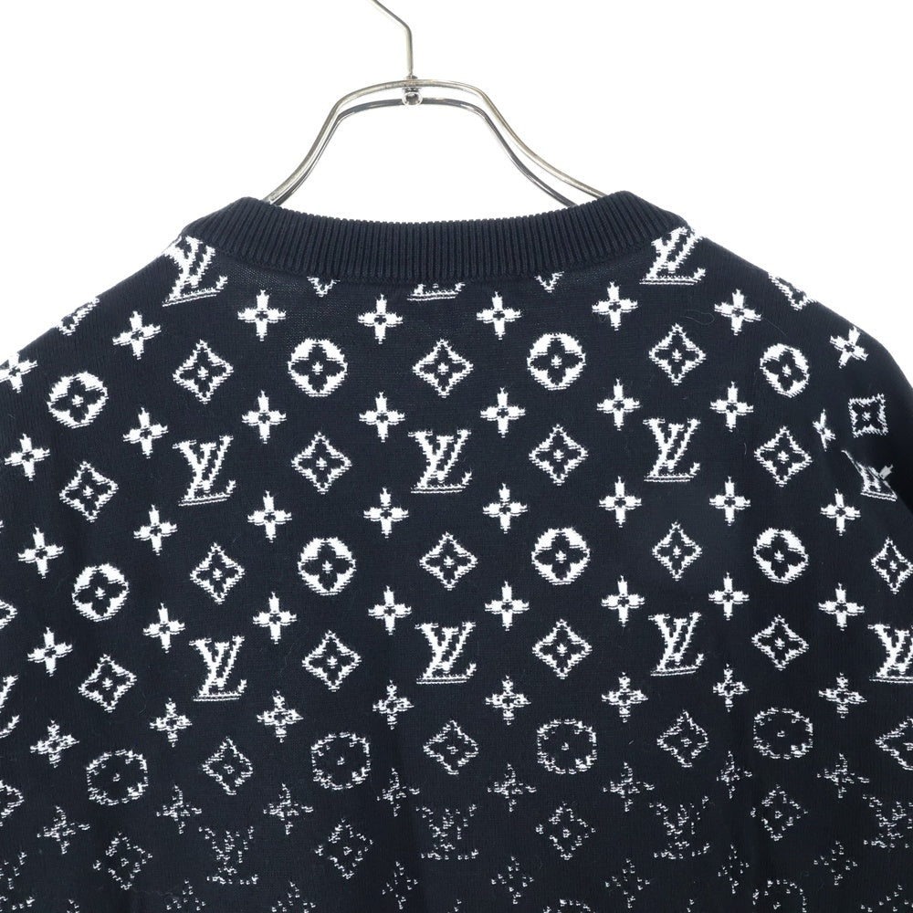 LOUIS VUITTON(ルイヴィトン) 24SS モノグラム グラディエント ニットセーター ブラック RM241MQ USO HQN42W