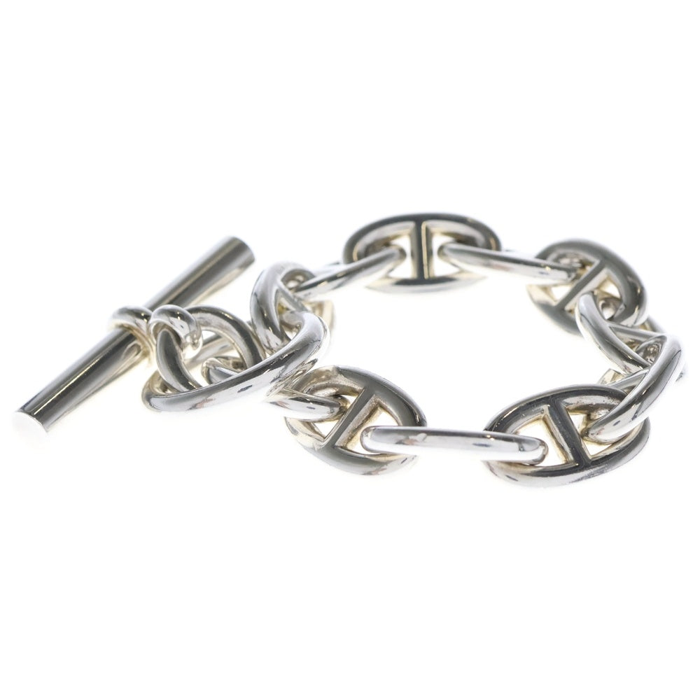 HERMES(エルメス) Chaine d'Ancre TGM シェーヌダンクル 11コマ チェーンブレスレット シルバー