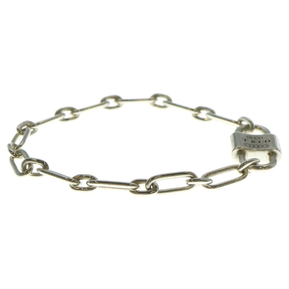 TIFFANY&Co(ティファニー) ミディアム ダブル ロック チェーン ブレスレット シルバー