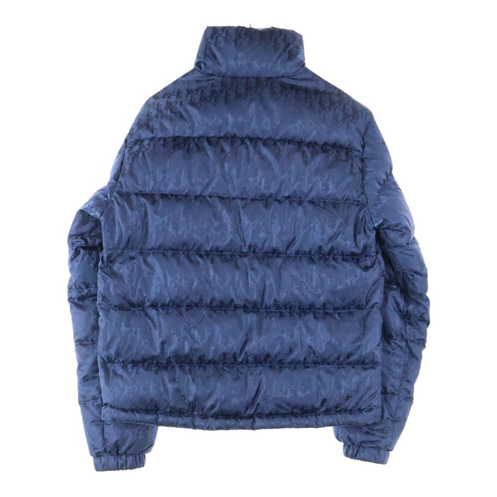DIOR(ディオール) 19AW Oblique Down Jacket オブリーク 総柄 ダウン ジャケット ネイビー 943C449A4462