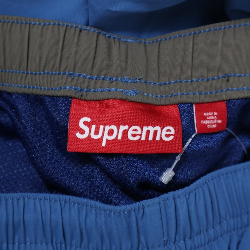 SUPREME(シュプリーム) 24AW S Logo Track Pants Sロゴトラックパンツ ナイロン ロングパンツ ブルー
