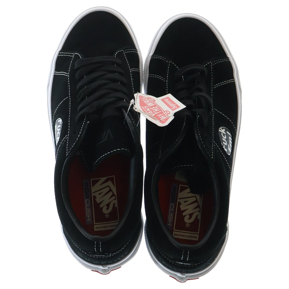 VANS(ヴァンズ) 24SS ×SUPREME SKATE SID S シュプリーム スケート ローカットスニーカー ブラック US9.5/27.5cm VN000MQ8CJK