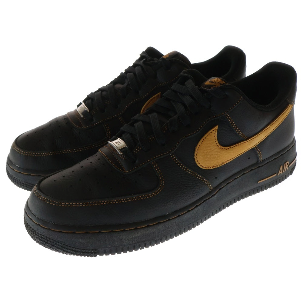 NIKE(ナイキ) AIR FORCE 1 07 LV8 BLACK DESERT OCHRE エアフォースワン ローカットスニーカー ブラック HQ2037-003