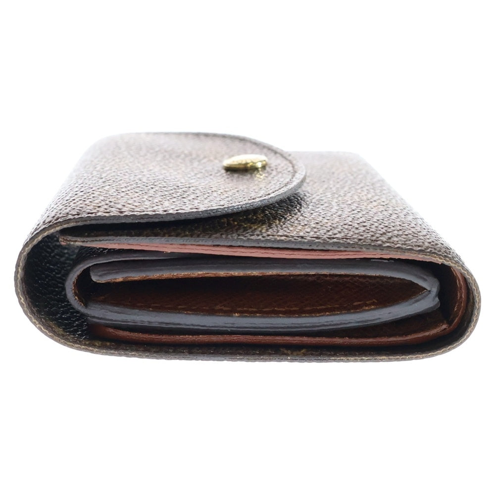 LOUIS VUITTON(ルイヴィトン) モノグラム ポルトフォイユエレーヌ 三つ折り財布 ウォレット ブラウン M60253 MI0142