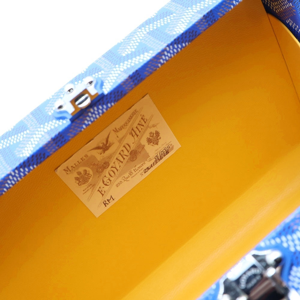 GOYARD(ゴヤール) ブゾン トランクバッグ ショルダーバッグ ブルー BEZONSPMLTY10CL10P