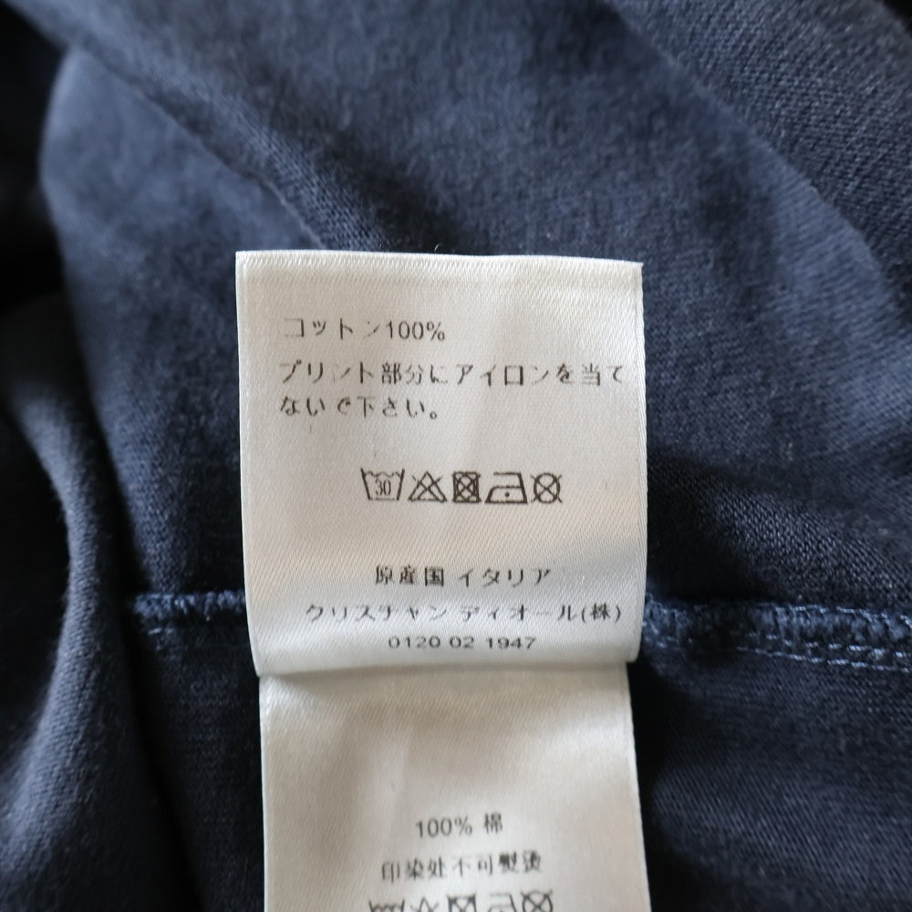 DIOR(ディオール) 20SS× JORDAN AIR DIOR ジョーダン エアディオール ロゴエンブロイダリー クルーネック半袖Tシャツ ブラック 033J625B0554