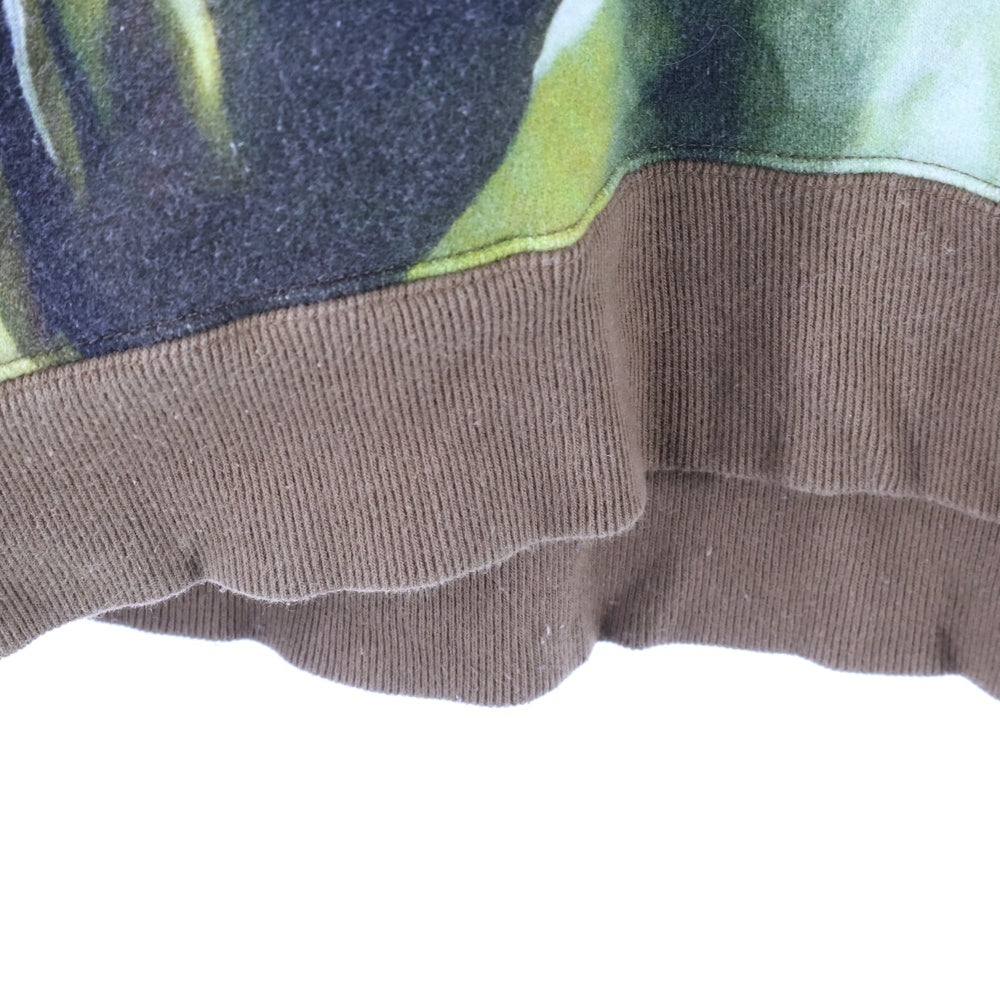 UNDERCOVER(アンダーカバー) 21AW フォトプリント クルーネック スウェットトレーナー ブラウン UC2A4804-2