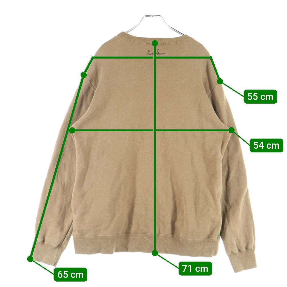 UNDERCOVER(アンダーカバー) 21AW フォトプリント クルーネック スウェットトレーナー ブラウン UC2A4804-2