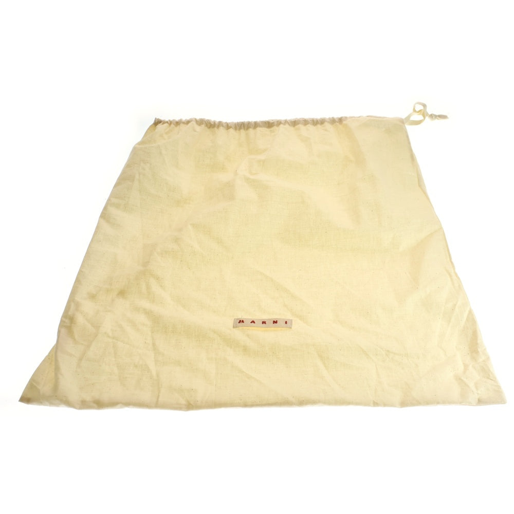 MARNI(マルニ) TRIBECA TOTE BAG トライベッカ バイカラー ツートーン トートバッグ ホワイト/ブラック SHMQ0037A2