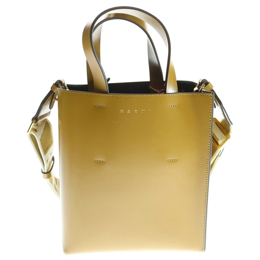 MARNI(マルニ) MUSEO BAG MINI 2WAY ショルダーバッグ ショルダーバッグ ブラウン SHMP0039U1