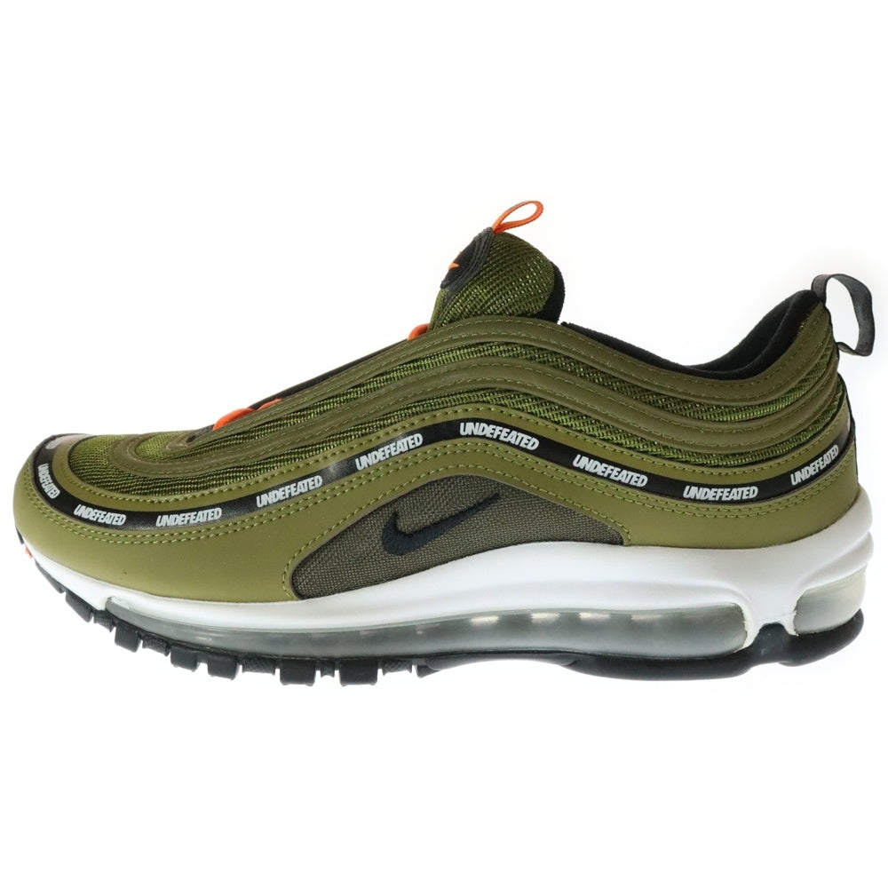 NIKE(ナイキ) ×UNDEFEATED AIR MAX 97 OLIVE アンディフィーテッドエアマックス97 オリーブ ローカットスニーカー カーキ US10/28cm DC4830-300