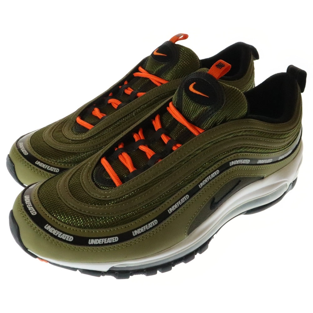 NIKE(ナイキ) ×UNDEFEATED AIR MAX 97 OLIVE アンディフィーテッドエアマックス97 オリーブ ローカットスニーカー カーキ US10/28cm DC4830-300