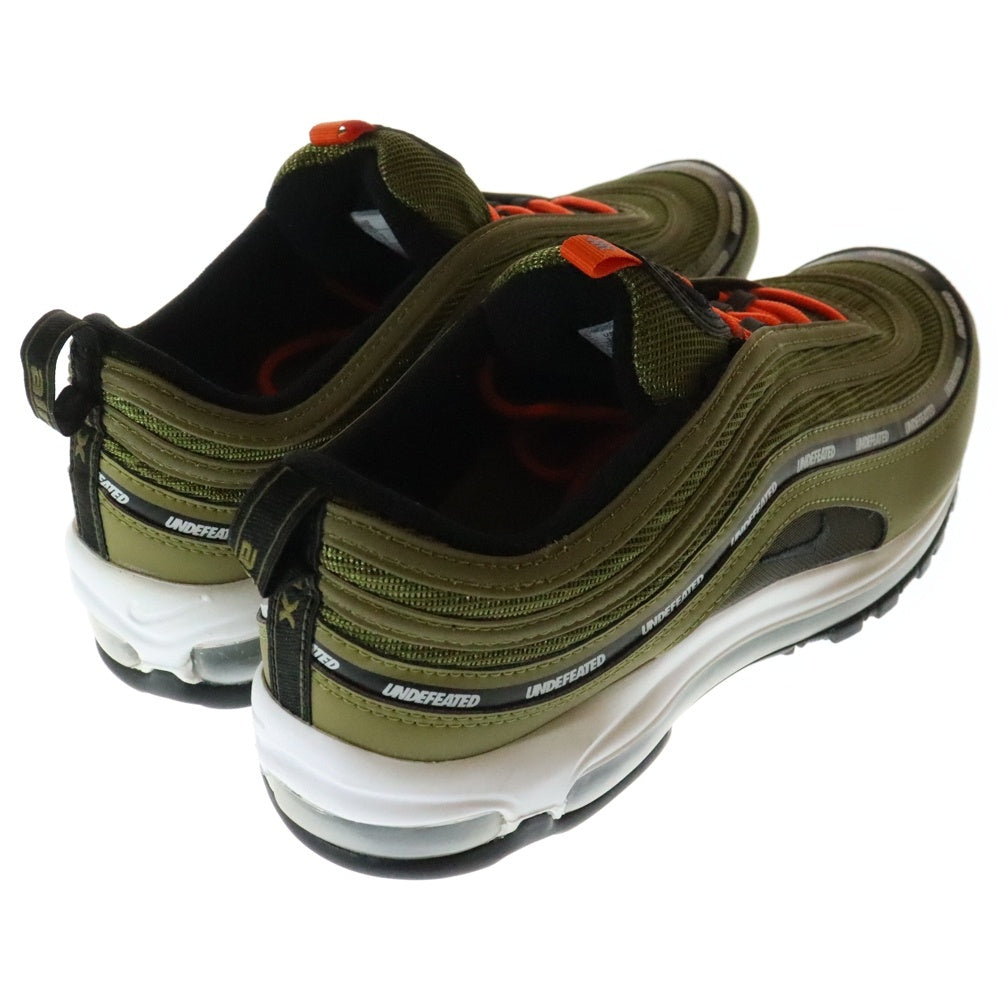 NIKE(ナイキ) ×UNDEFEATED AIR MAX 97 OLIVE アンディフィーテッドエアマックス97 オリーブ ローカットスニーカー カーキ US10/28cm DC4830-300