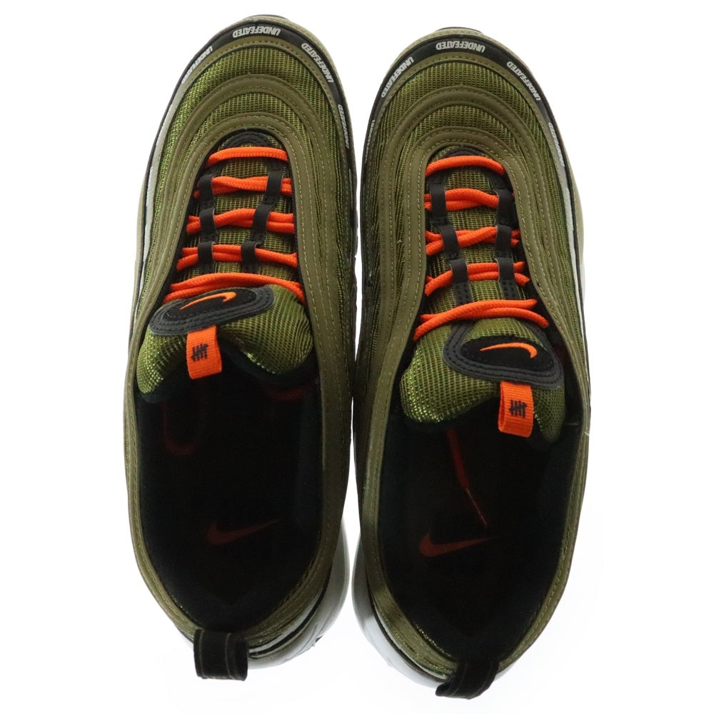 NIKE(ナイキ) ×UNDEFEATED AIR MAX 97 OLIVE アンディフィーテッドエアマックス97 オリーブ ローカットスニーカー カーキ US10/28cm DC4830-300