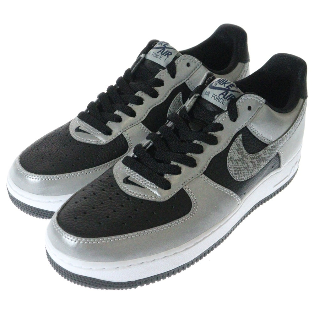 NIKE(ナイキ) AIR FORCE 1 LOW SILVER SNAKE DJ6033-001 エアフォース1 シルバースネーク ローカットスニーカー ブラック/シルバー US9.5/27.5cm DJ6033-001