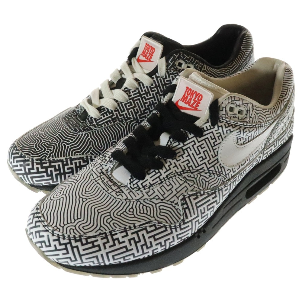 NIKE(ナイキ) AIR MAX 1 OA YT TOKYO MAZE エアマックス1 トーキョーメイズ ローカットスニーカー ホワイト/ブラック US9.5/27.5cm CI1505-001