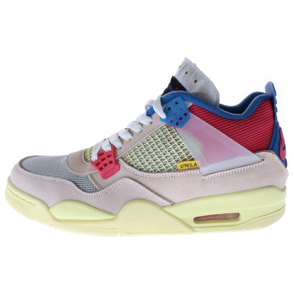 NIKE(ナイキ) ×UNION AIR JORDAN 4 GUAVA ICE ユニオン エアジョーダン4 グァバアイス ハイカットスニーカー マルチ US9.5/27.5cm DC9533-800