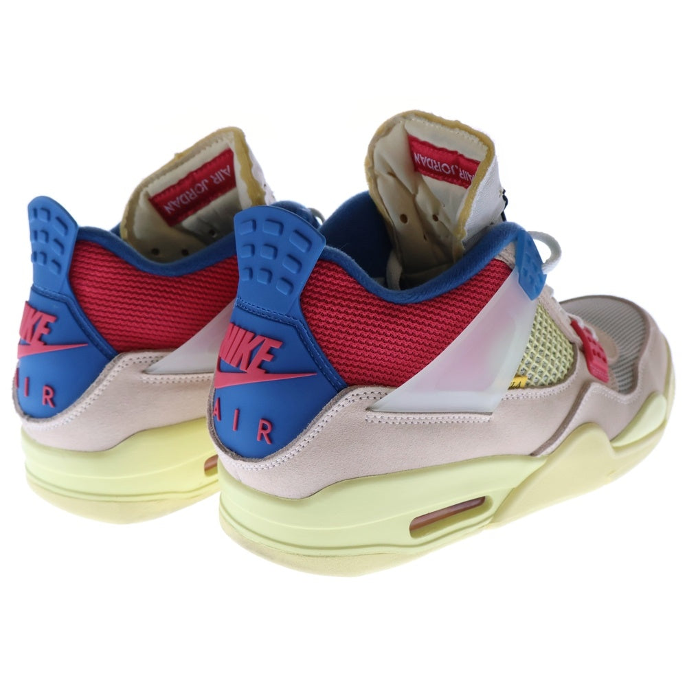 NIKE(ナイキ) ×UNION AIR JORDAN 4 GUAVA ICE ユニオン エアジョーダン4 グァバアイス ハイカットスニーカー マルチ US9.5/27.5cm DC9533-800