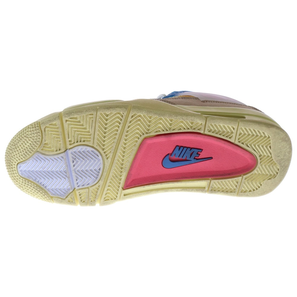 NIKE(ナイキ) ×UNION AIR JORDAN 4 GUAVA ICE ユニオン エアジョーダン4 グァバアイス ハイカットスニーカー マルチ US9.5/27.5cm DC9533-800